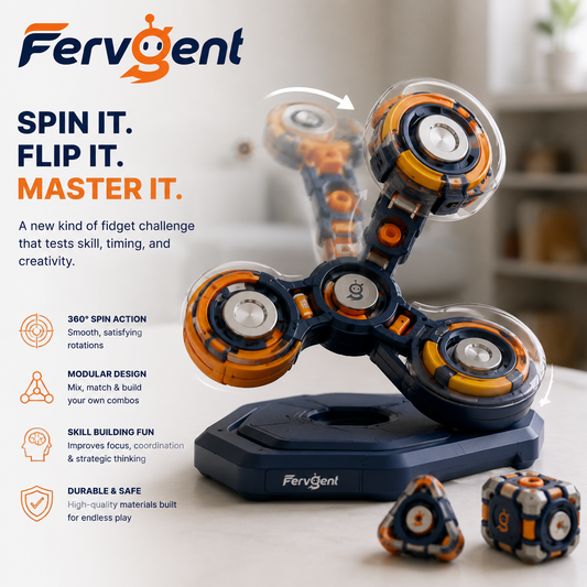 Fervgent™ HyperSpin Modular Fidget Lab